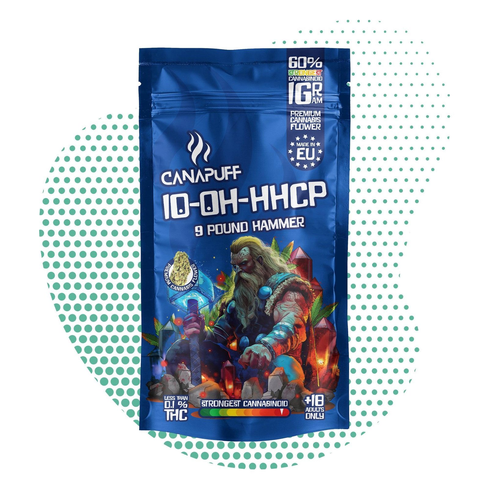 9 Vijverhamer 60% - 10-OH-HHCP Bloemen