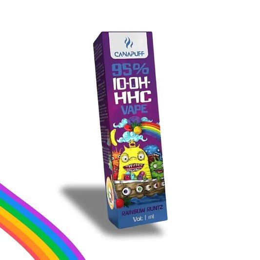 CanaPuff Vape | Rainbow Runtz. 10-OH 95%. 1 ml
