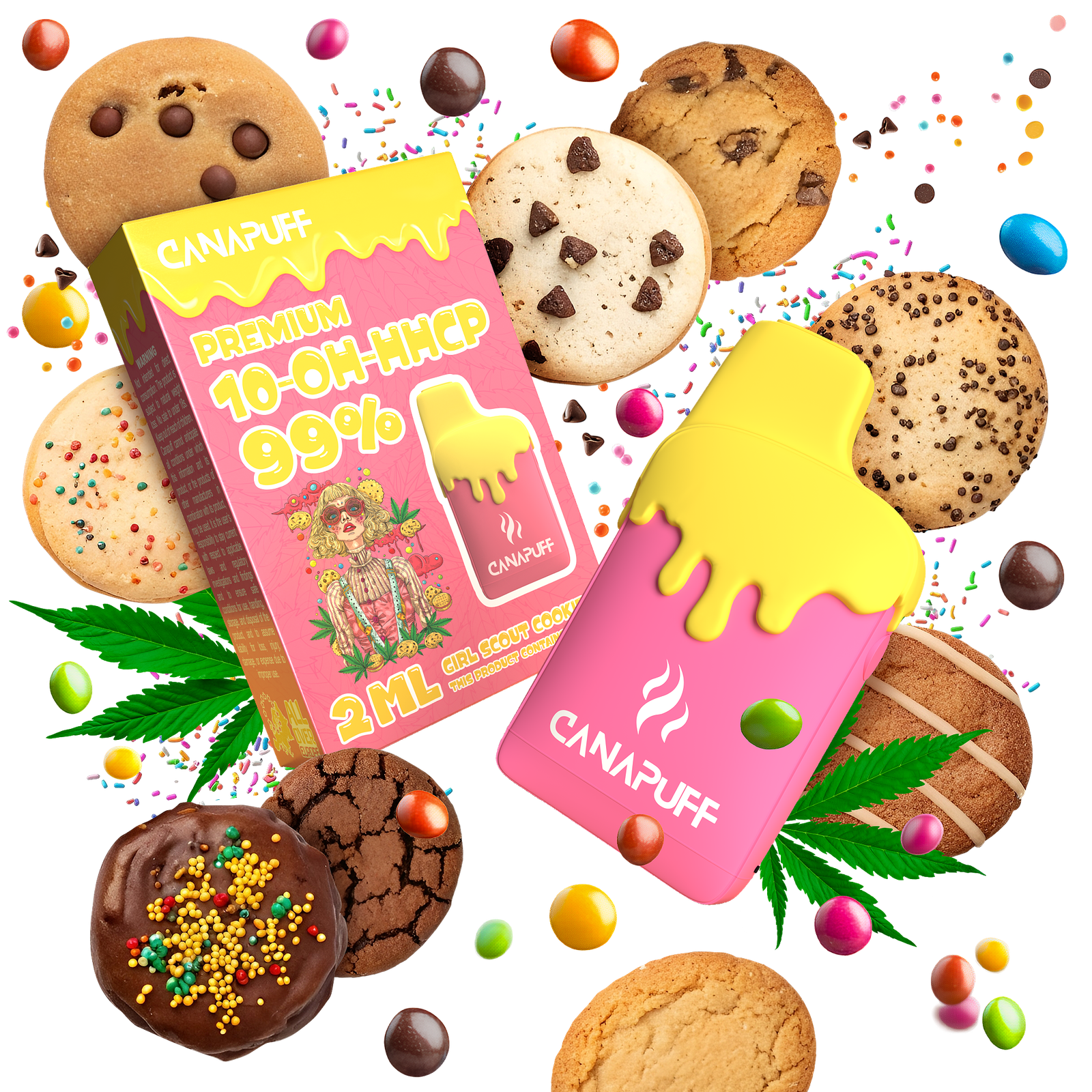 GSC 99% 10-OH-HHCP - Canapuff - Eenmalig Gebruik - 2ml