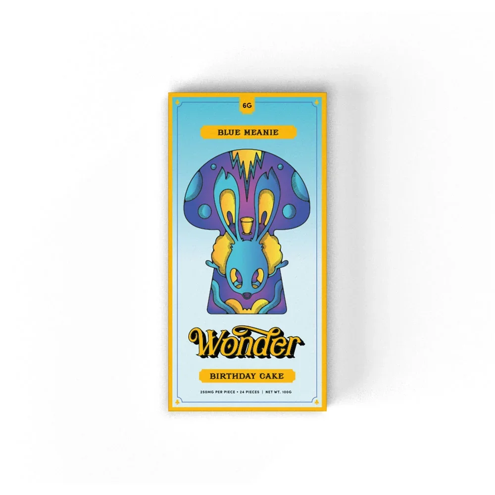 Wonder – Blue Meanie Verjaardagstaartreep