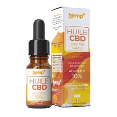 Citrus CBD-olie. Breed spectrum. THC-vrij (10 ml)