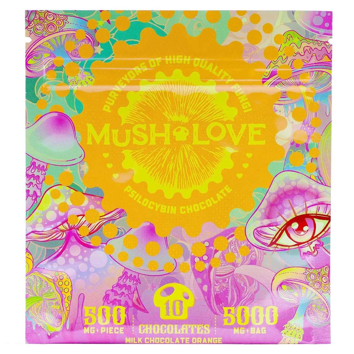 Mush Love – Sinaasappelchampignonchocolaatjes
