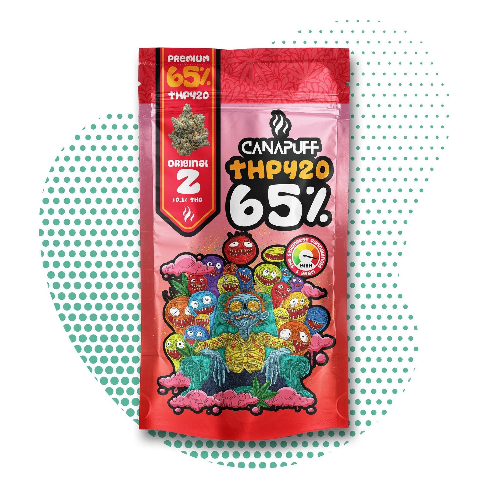 Canapuff - Origineel Z 65% - THP420 Bloemen